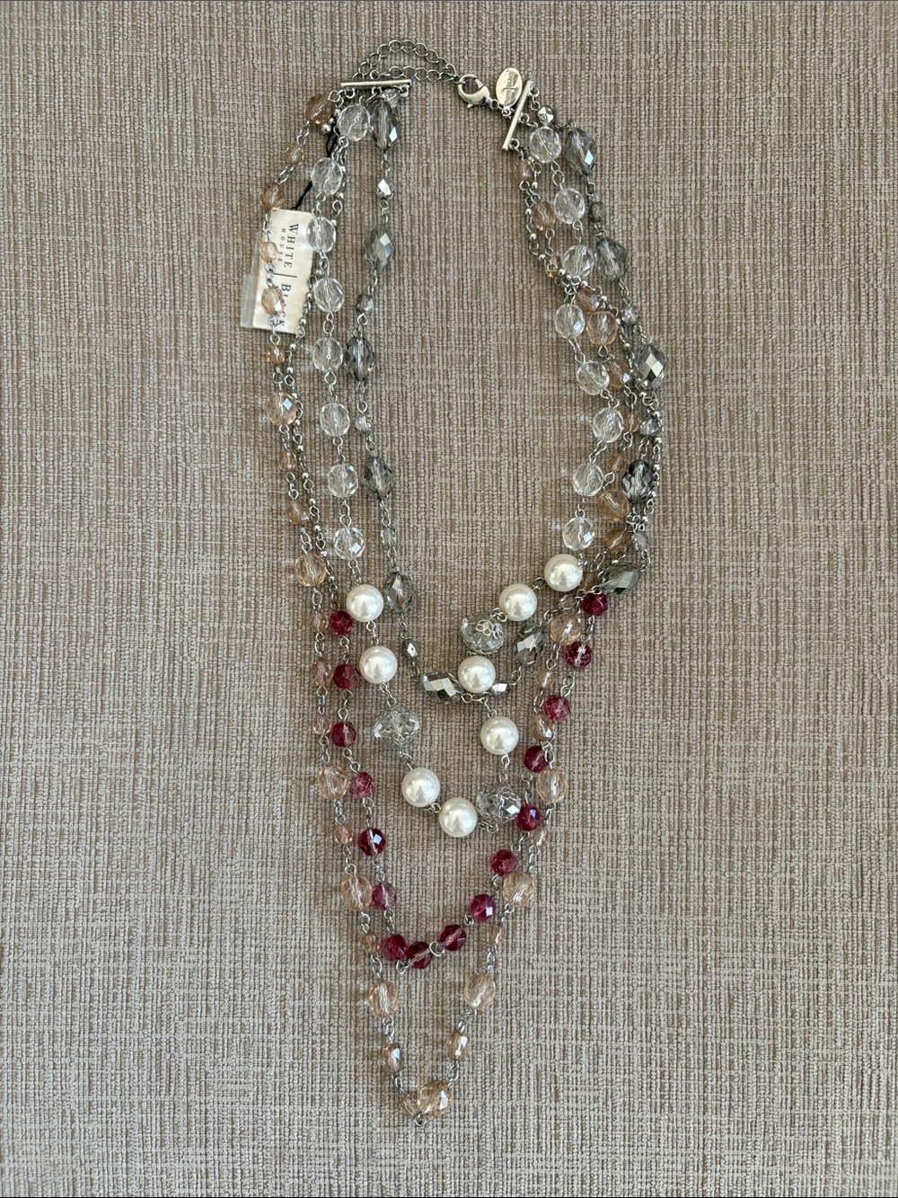 Layered beaded necklace